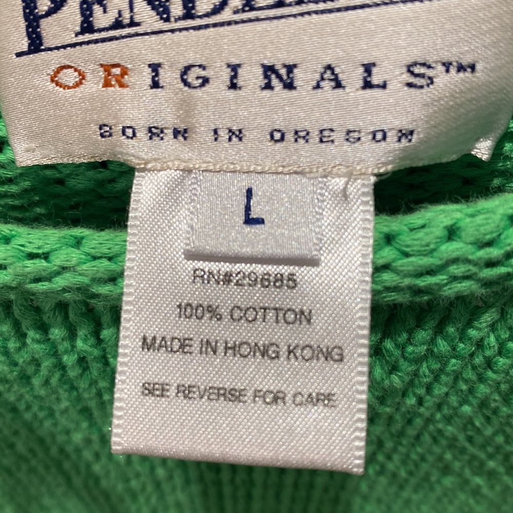 Pendleton 100% Cotton Crew Large - image 4